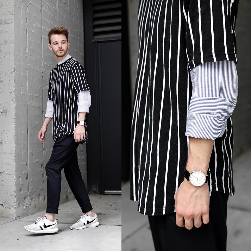 men style stripe fashion 2 - Fall/Winter Men’s Style, The Stripe Fashion!