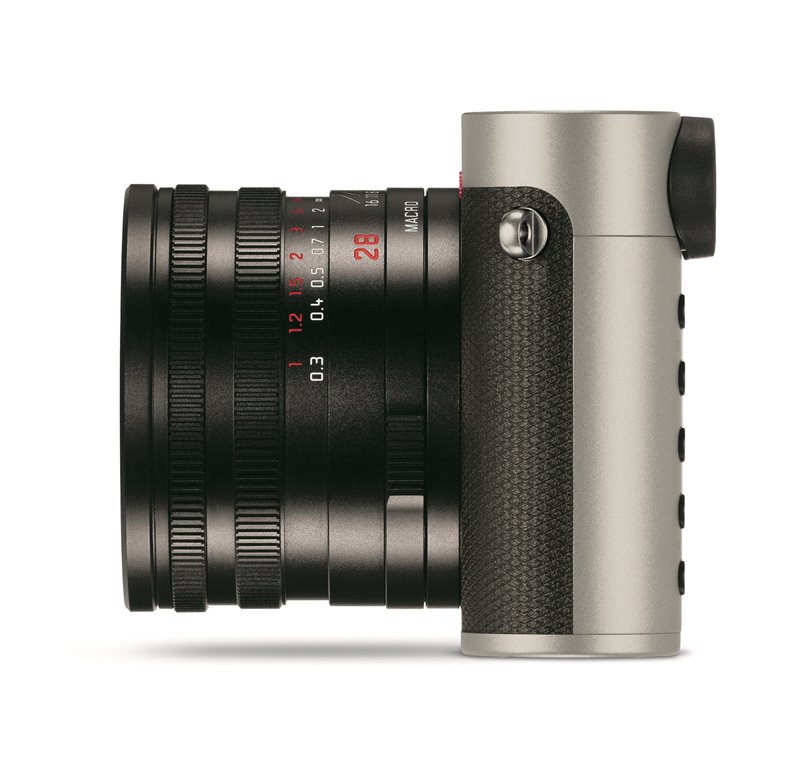 Leica Q Titanium gray left - Leica Q Titanium 经典设计，体验更清晰质感摄影