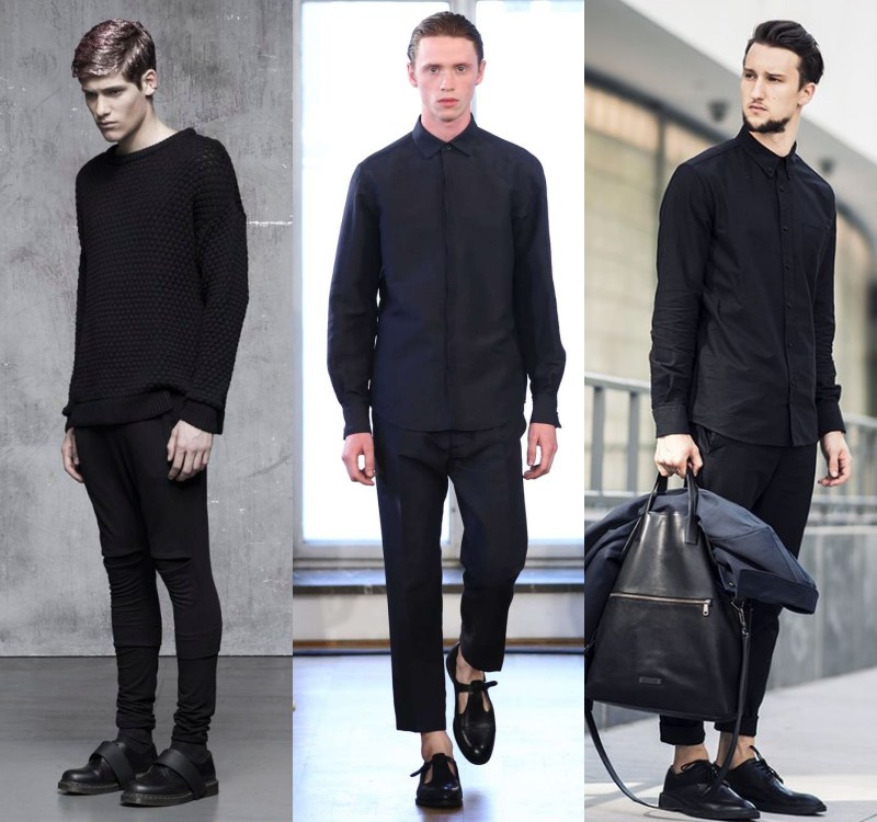 minimalism men style all black - Minimalistic is Back in Style!