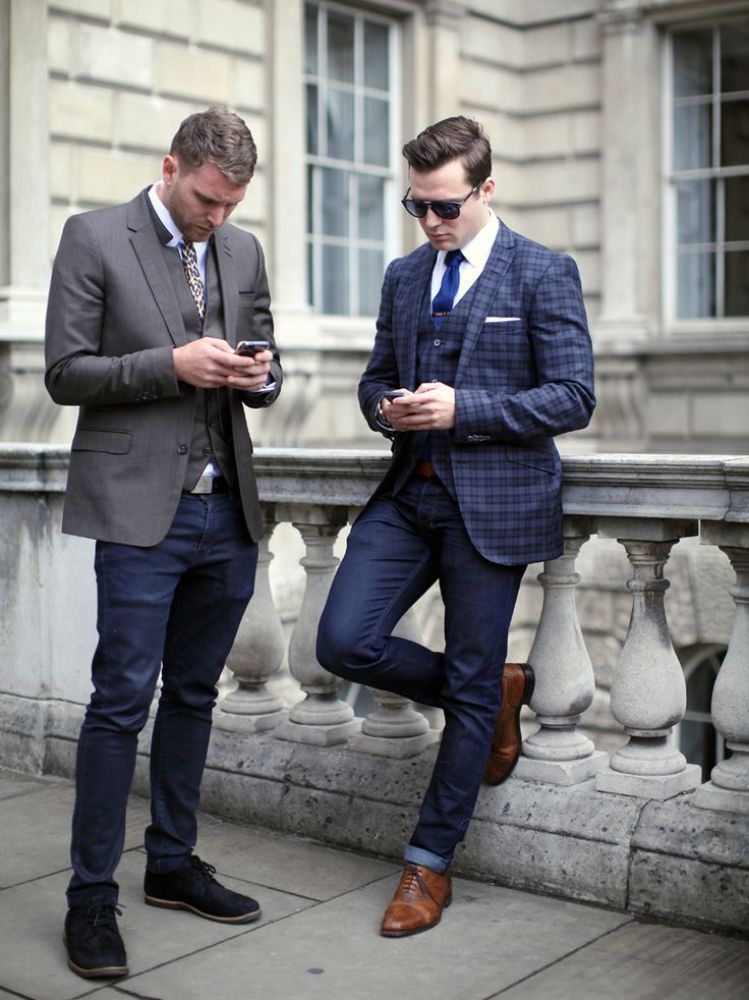 men fashion street style oxford shoes 10 - Chic and Refined with the Oxford Shoes