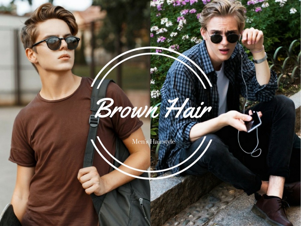 men hairstyle brown color BIG  - 经典棕系发色，气质与流行不退！