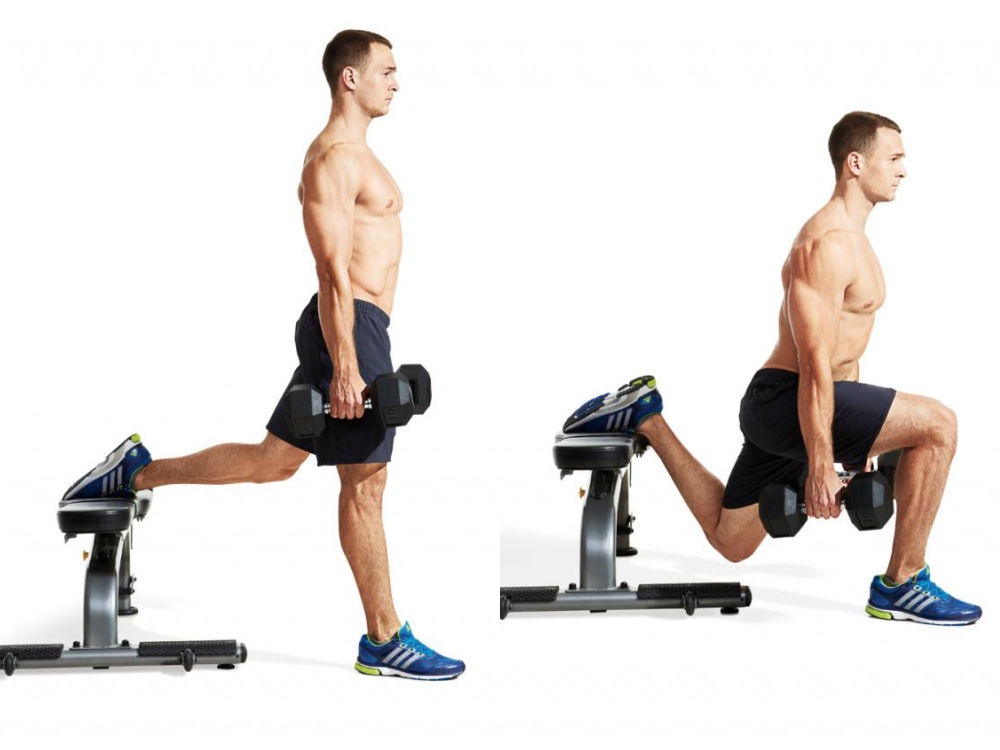 men fitness lose weight plan split squat  - 塑身甩脂，重拾健壮线条！