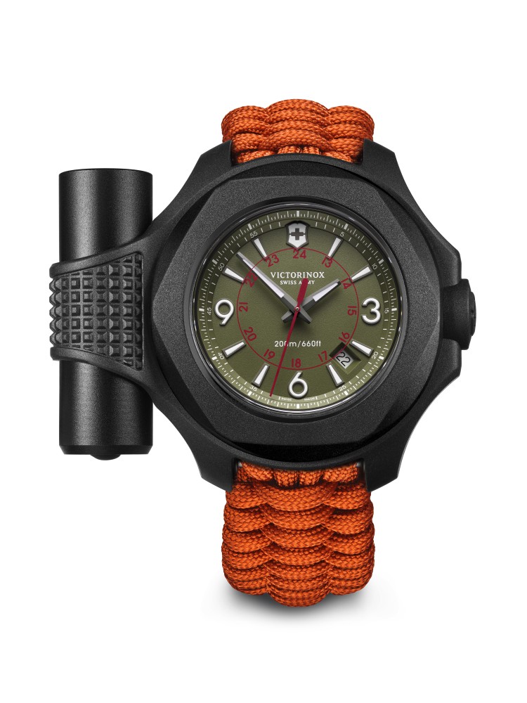 victorinox inox carbon limited edition orange strap watch 5 - I.N.O.X Carbon 加倍轻盈有耐力！