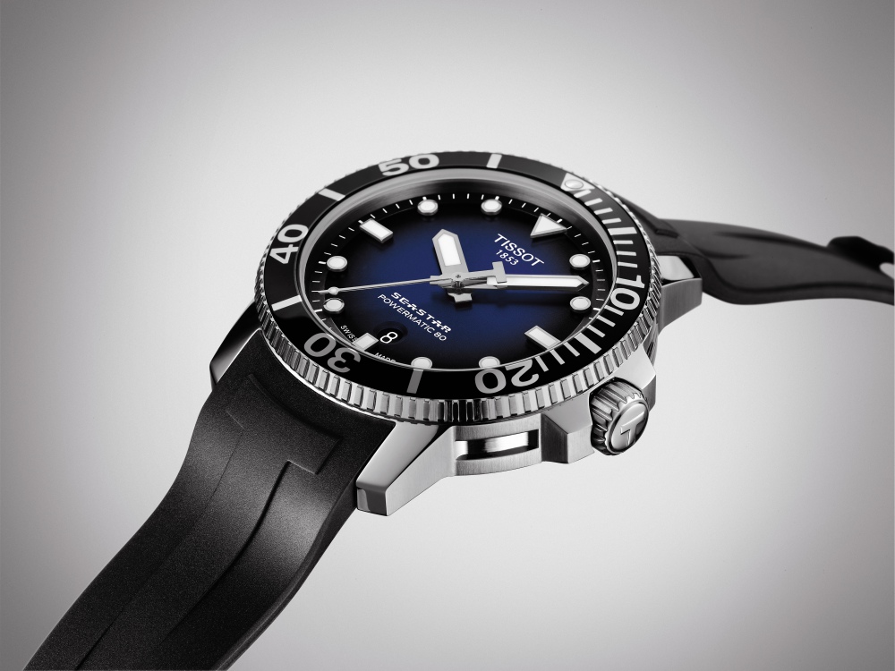 tissot seastar 1000 auto watch collection BIG  - Tissot Seastar 1000 深邃海洋展现于腕间！