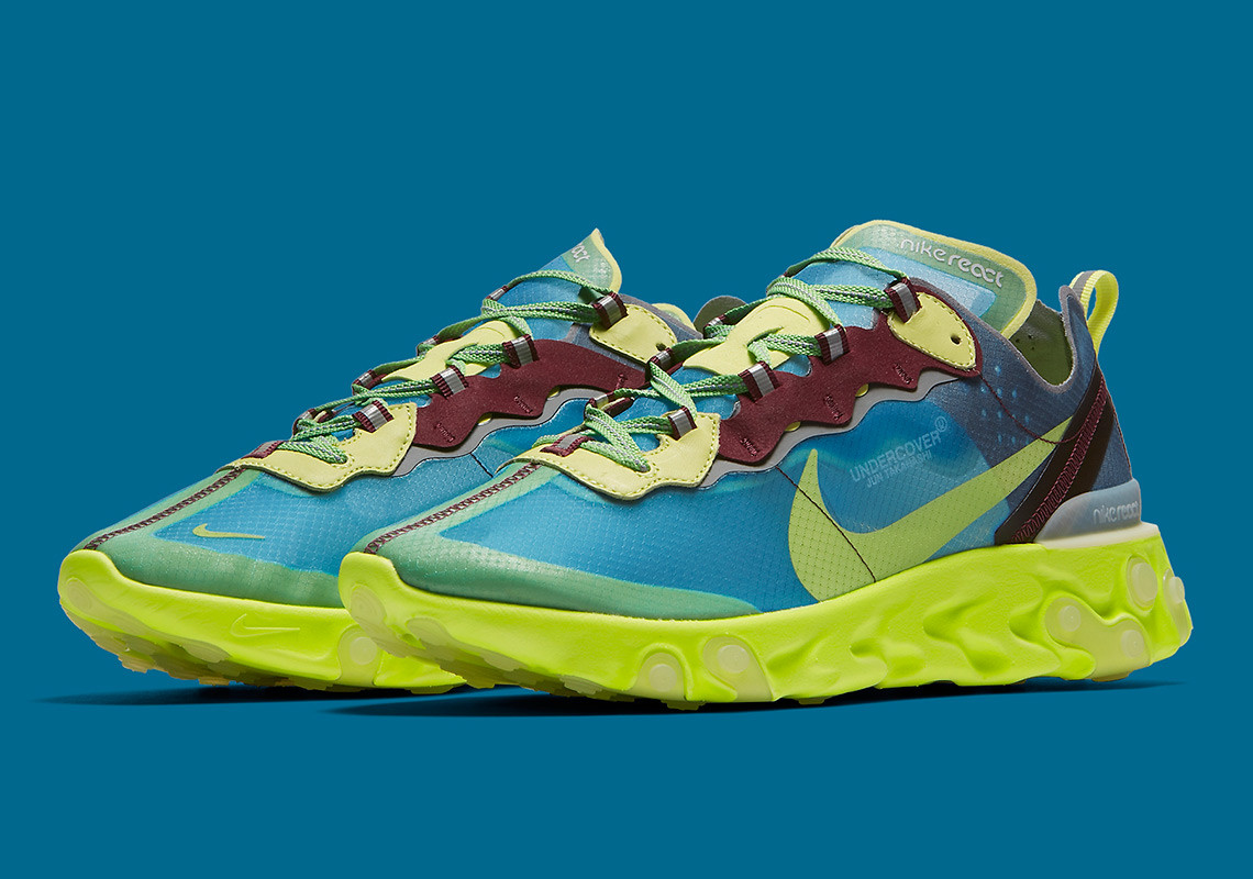 Nike React Element 87 x UNDERCOVER-neon 