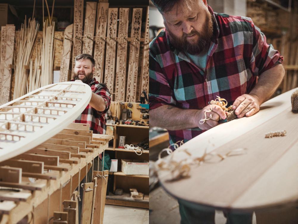 Glenmorangie Beyond the Cask Grain Surfboards Wooden Surfboard Reduce - GLENMORANGIE Beyond the Cask：威士忌酒桶之延续......