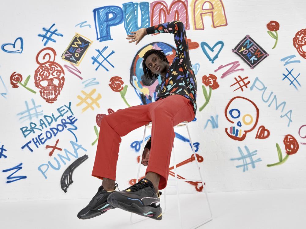 Puma x Bradleys collection campaign - PUMA x Bradley Theodore：以涂鸦艺术推出春夏系列