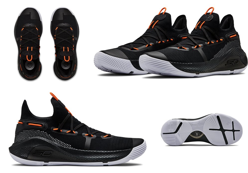 under armour curry 6 black