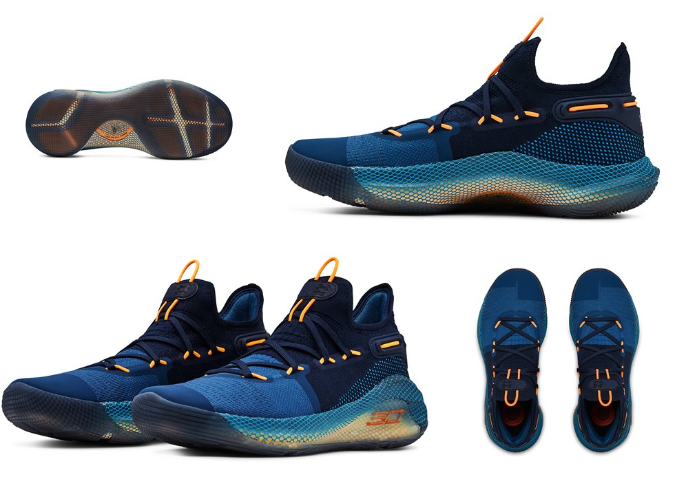 curry 6 blue