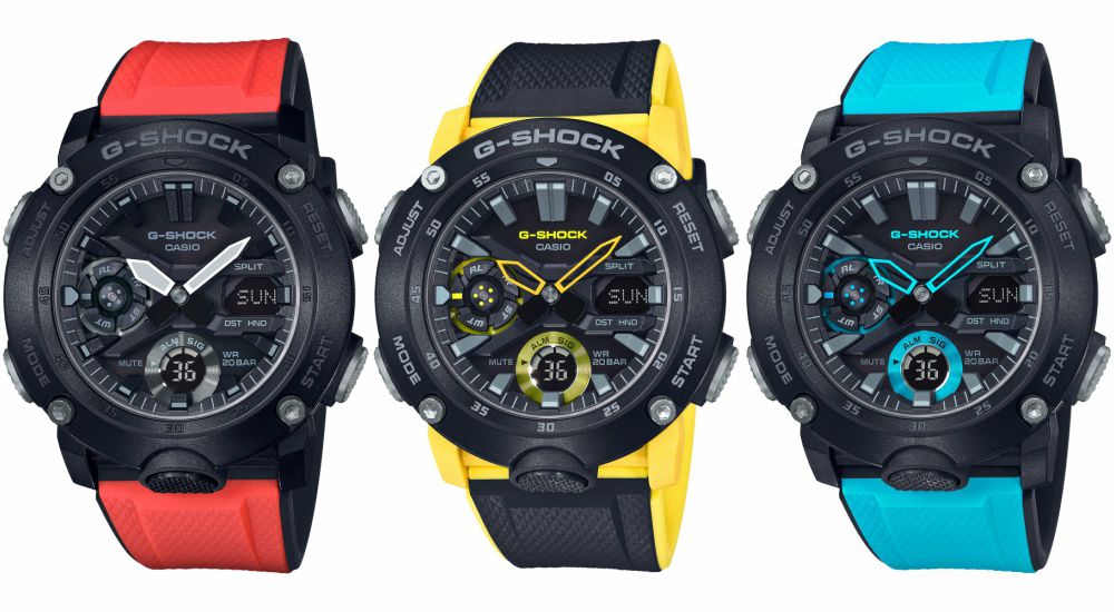 G Shock GA 2000 Carbon Core Guard - 全新碳纤维核心防护表壳:G-Shock Carbon Core Guard G Shock GA 2000 Carbon Core Guard - 全新碳纤维核心防护表壳:G-Shock Carbon Core Guard