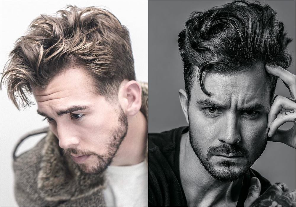 messy medium length hairstyle for men brown - Messy Hairstyle Know-how