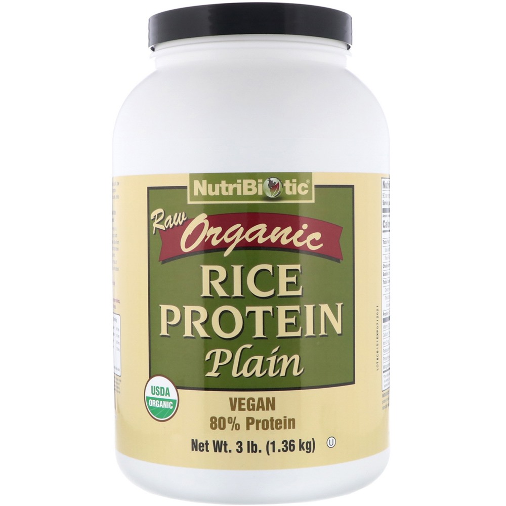 Nutribiotic Organic Rice Protein - 蛋白质与健身：8款蛋白粉推荐