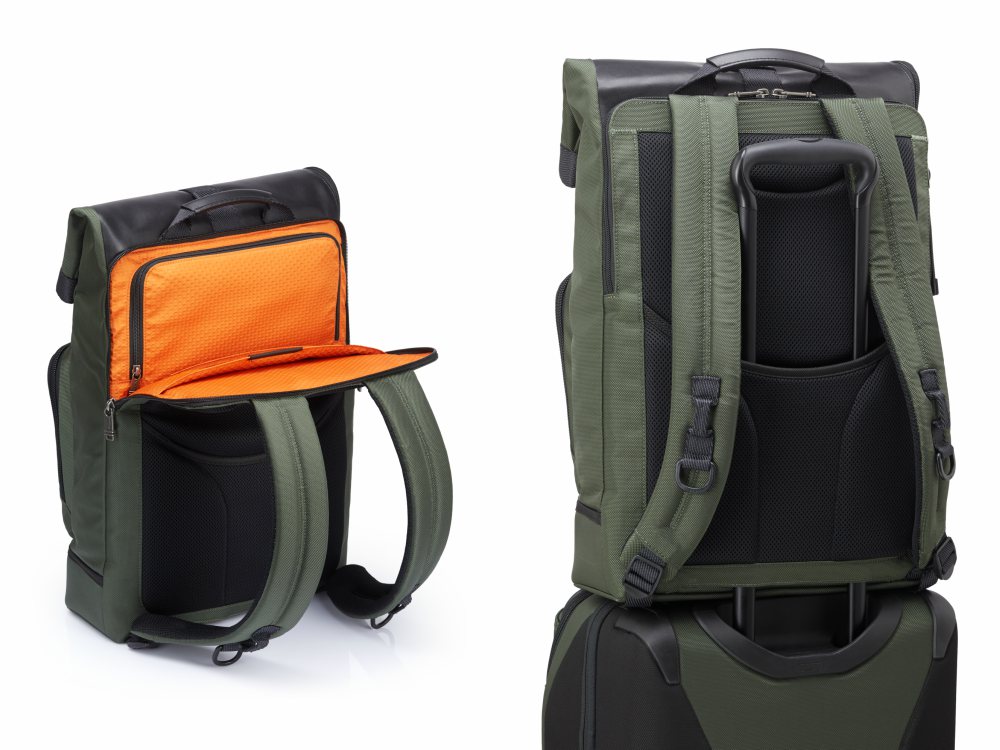Tumi Spruce Green Collection Backpack Shot - 生活，即一场人生旅行：TUMI Spruce Green 旅游系列