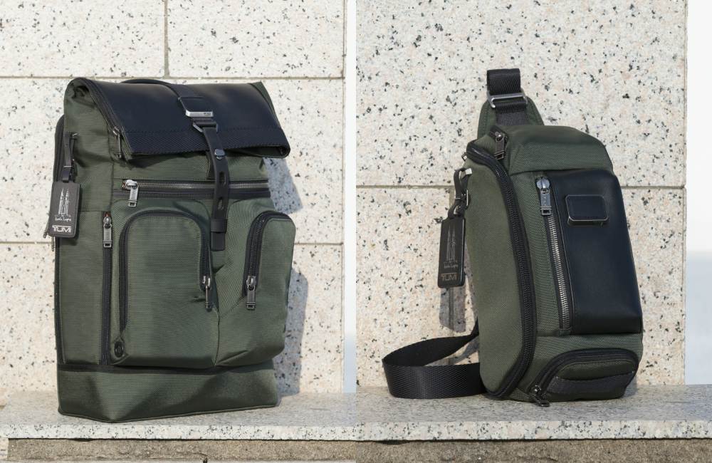 Tumi Spruce Green Collection Backpack Slingbag - 生活，即一场人生旅行：TUMI Spruce Green 旅游系列
