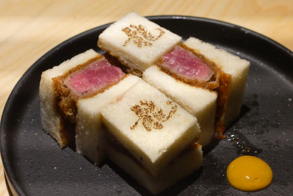 Sushi Ryu omakase food review Katsu Sando - Sushi Ryu 精致无菜单料理