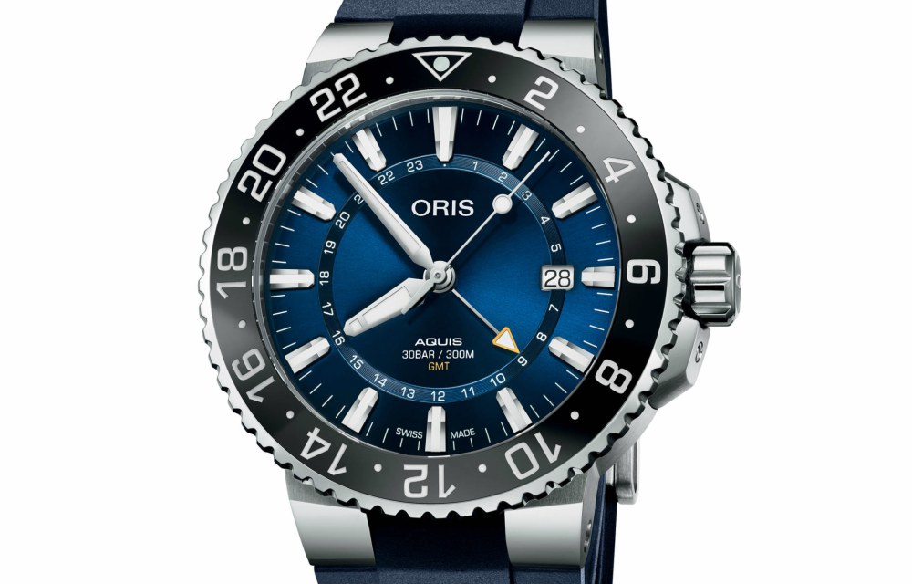 Travel Issue GMT Watches Oris Aquis Date GMT Dial - Traveler's Timepiece：4款GMT双时区精表