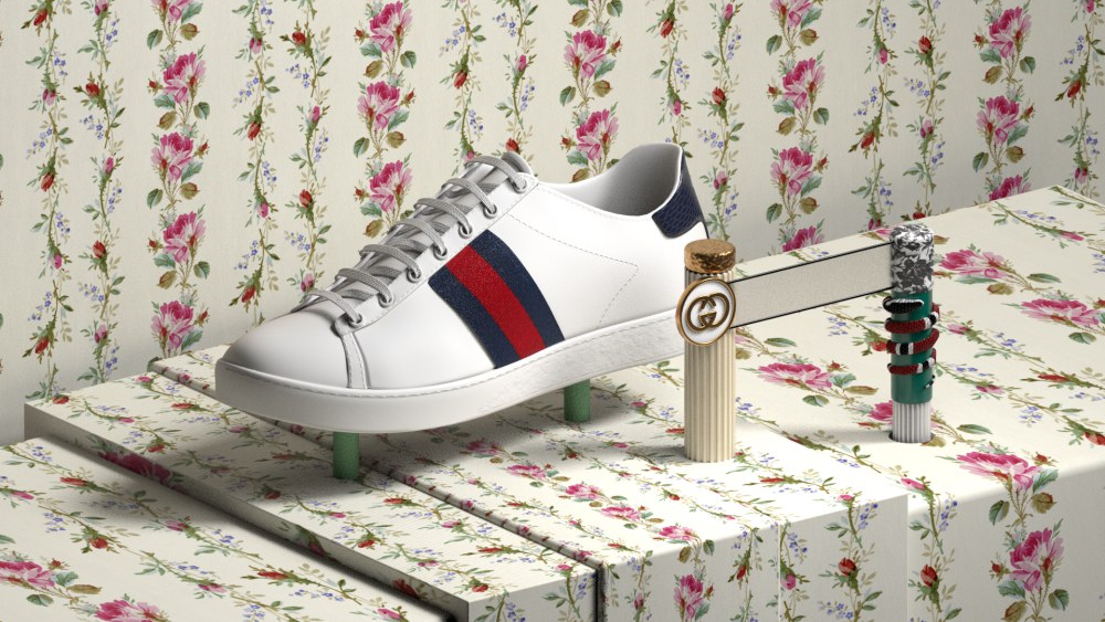 Gucci 24HourAce Daniel Lam - 数码与艺术 Gucci #24HourAce 另类诠释球鞋