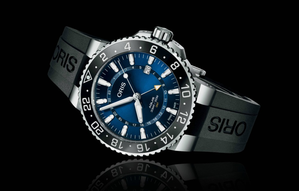 Travel Issue GMT Watches Oris Aquis Date GMT - [编辑试戴]：ORIS AQUIS DATE GMT 双时区潜水表