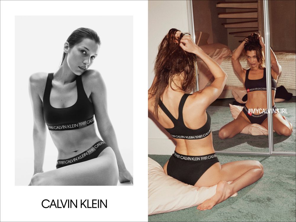 calvin klein underwear FW 2019 bella hadid  - Calvin Klein Underwear 用心体会 性感定义