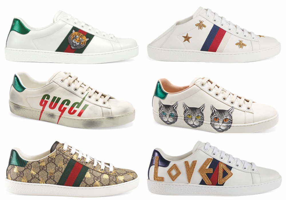 gucci ace sneakers prints - 数码与艺术 Gucci #24HourAce 另类诠释球鞋