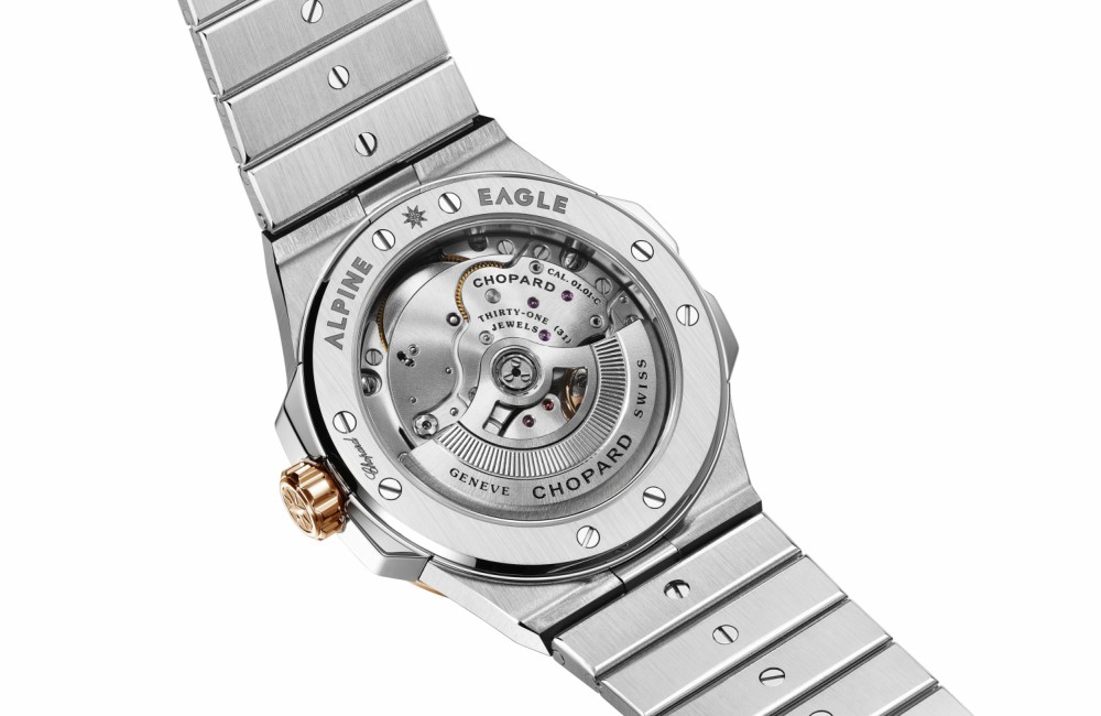 Watchwatches Chopard Alpine Eagle Case Back - 承家族特色 延经典设计：CHOPARD ALPINE EAGLE