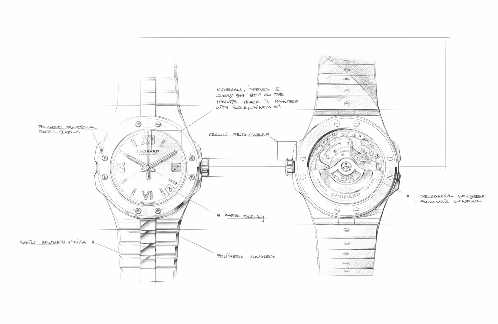 Watchwatches Chopard Alpine Eagle Sketches - 承家族特色 延经典设计：CHOPARD ALPINE EAGLE