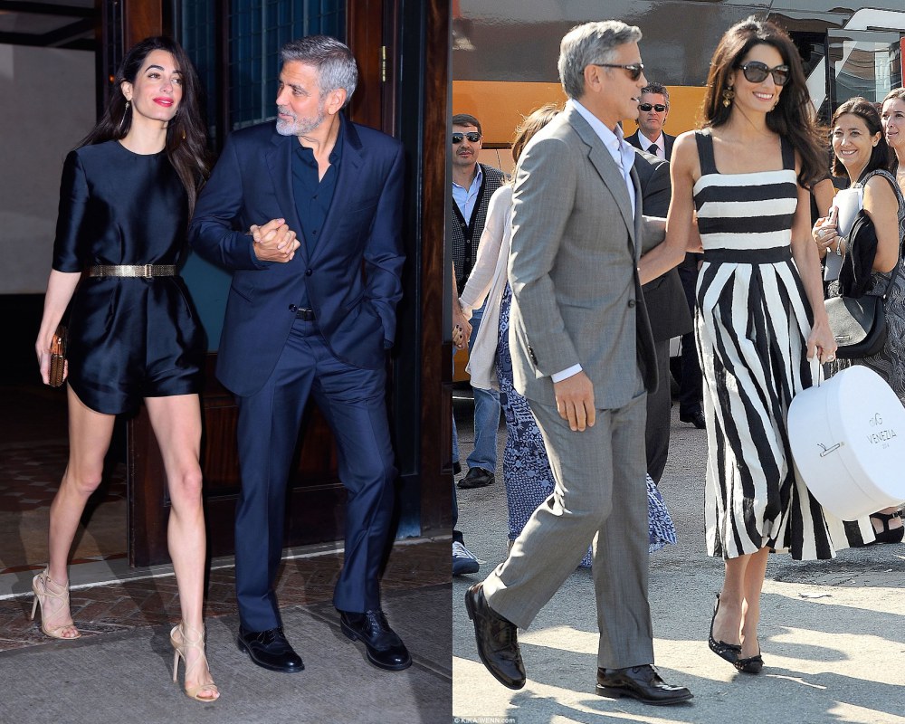 best couple style George Clooney and Amal Alamuddin - K’s Style: The Best Couple Wear 时尚情侣应该这么穿！