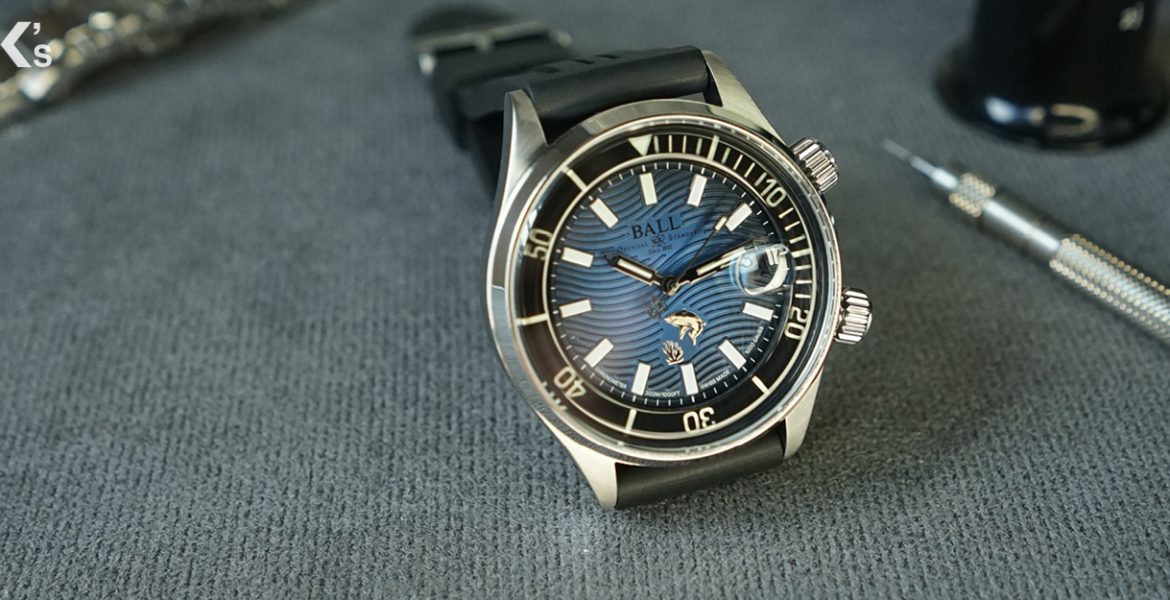 KINGSSLEEVE BALL ENGINEER MASTER II DIVER CHRONOMETER REEFS SPECIAL EDITION cover 1170x600 - [K's Review] 特别限量版潜水表：BALL Engineer Master II Diver Chronometer REEFS