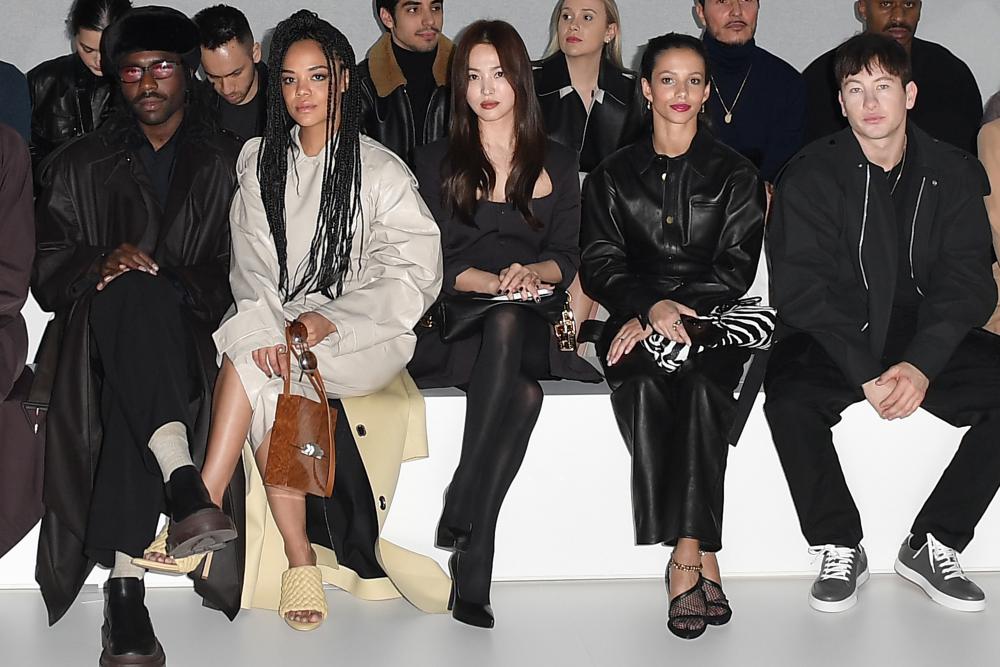 RM Sits Front Row at Bottega Veneta, Sparking Further Speculation