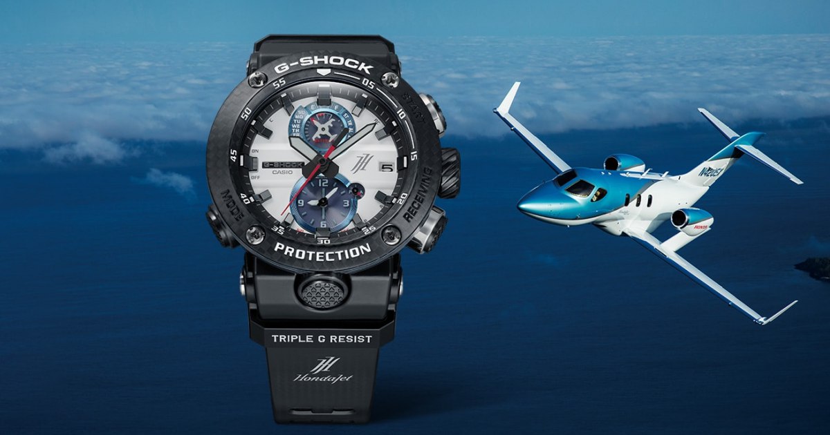 飞行表就是帅! G-SHOCK GRAVITYMASTER x HondaJet - KINGSSLEEVE