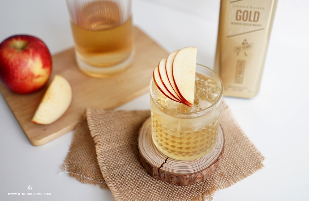 easy cocktails at home for christmas party gold apple johnnie walker - K's Mixology｜编辑试过才推荐；超简单居家鸡尾酒