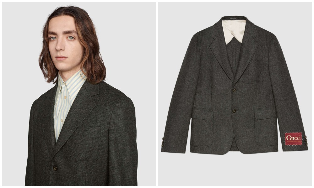 mens smart casual blazer gucci 002 - 衣柜里不可或缺的西装外套