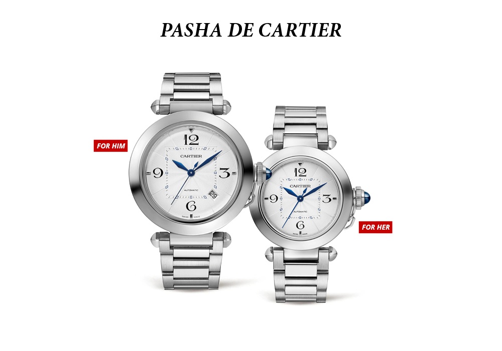 for him her best couple watch valentines pasha de cartier - for Him & Her ｜见证永恒爱情的情侣对表