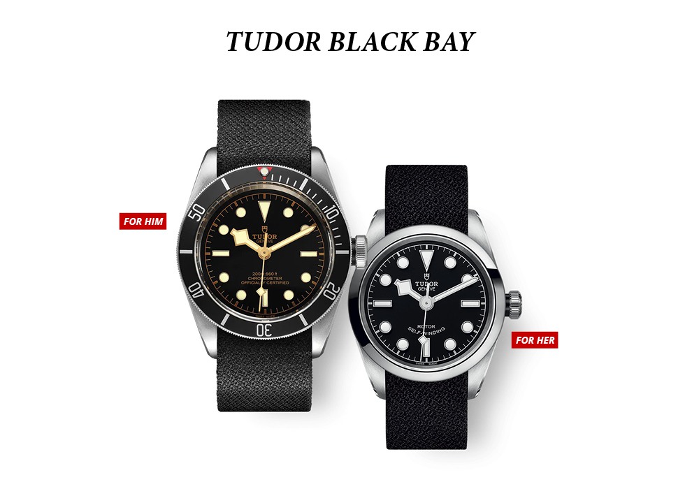 for him her best couple watch valentines tudor black bay - for Him & Her ｜见证永恒爱情的情侣对表