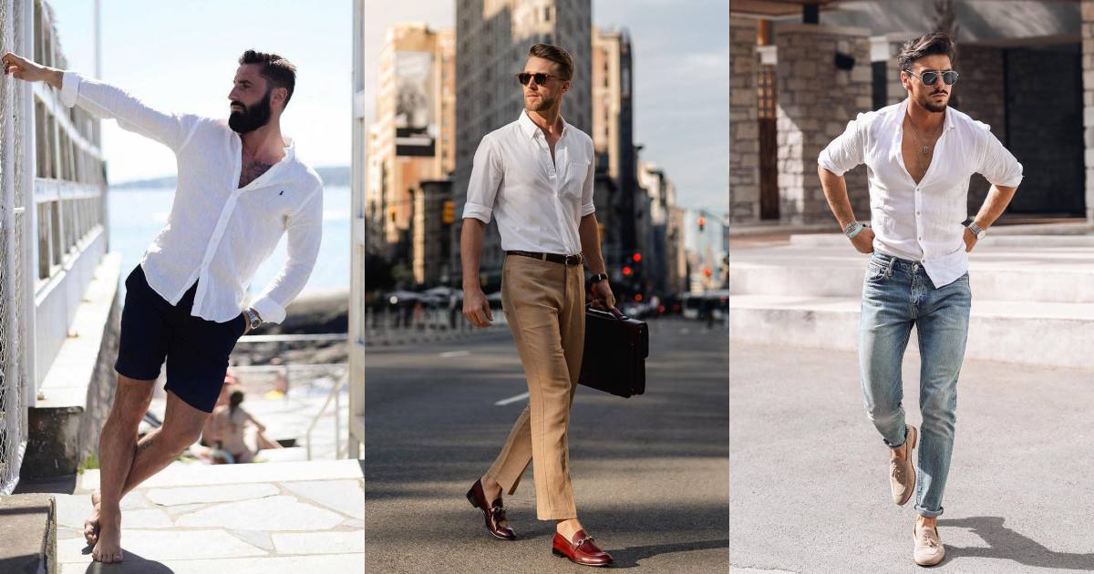 5 ways to style most versatile mens white shirt - 懒人指南：5种白衬衫穿搭方式