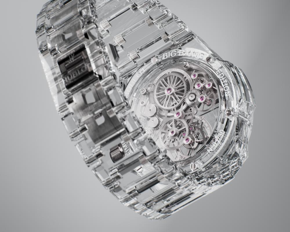 hublot watches and wonders 2021 fullsapphire sangbleu 003 - 8款豪华陀飞轮腕表杰作：男人身上最有价值的配饰