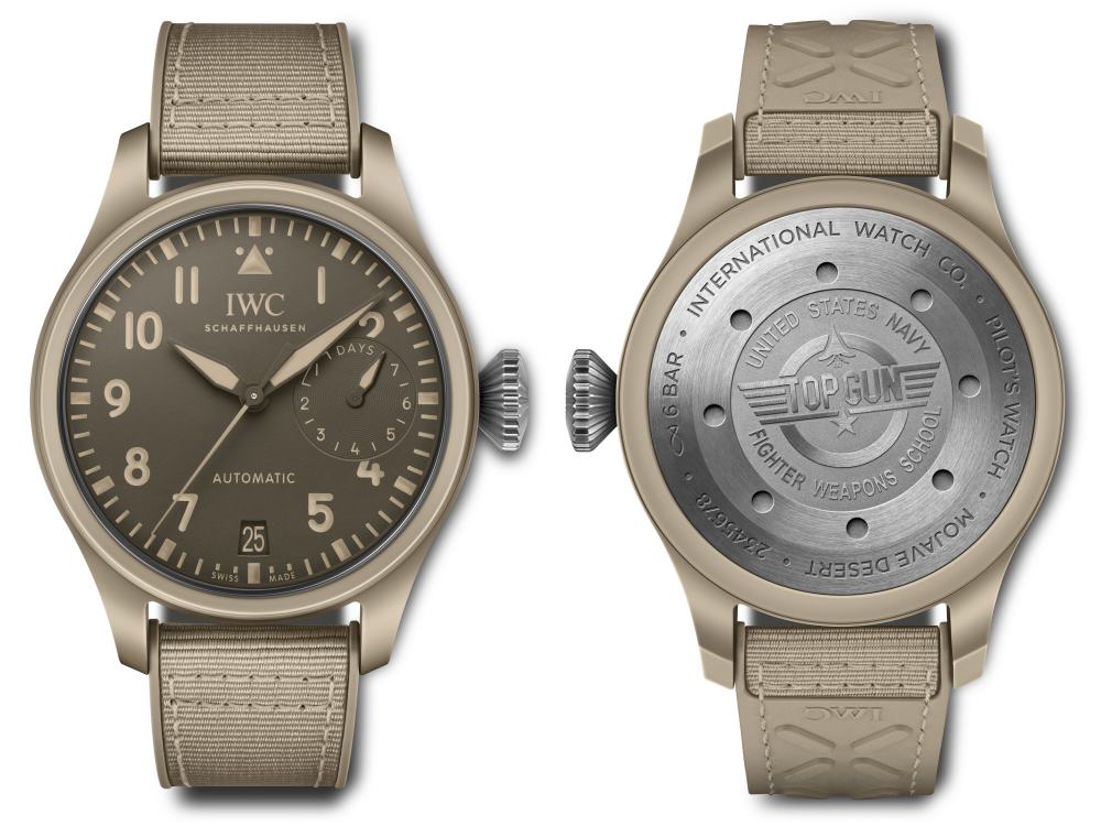 big bold masculine new watches 2021 iwc breitling zenith iwc big pilot mojave desert topgun 001 - 3款衬托你“硬汉气场”的新腕表！
