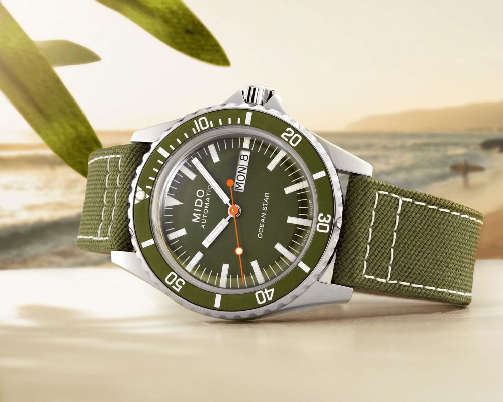 best green dial watches for every budget mido ocean star tribute - 新手、资深玩家皆可入手！各预算内值得一看的 12款绿面腕表