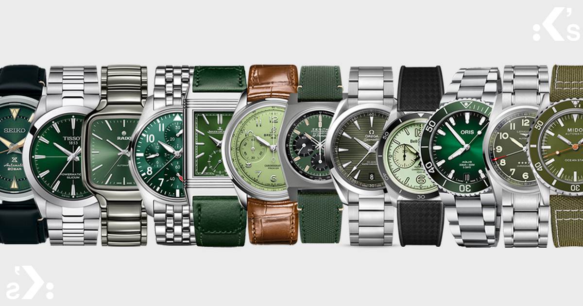 best green dial watches for every budget - 新手、资深玩家皆可入手！各预算内值得一看的 12款绿面腕表
