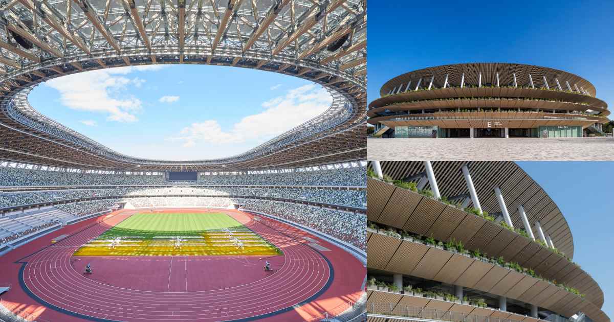 kengo kuma tokyo olympics japan natioanal stadium - 细赏建筑大师隈研吾设计的东京奥运主场馆