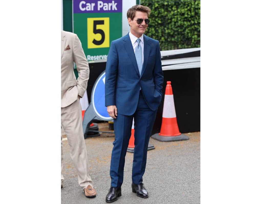summer casual suit style guide at wimbledon 2021 tom cruise - 夏季西装怎样穿才帅？温网现场告诉你！