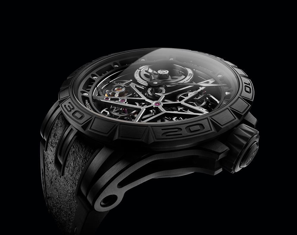 rddbes0826 eye level black watch - 一触即发，从改变游戏规则开始；全新 Roger Dubuis Excalibur Spider Pirelli 登场
