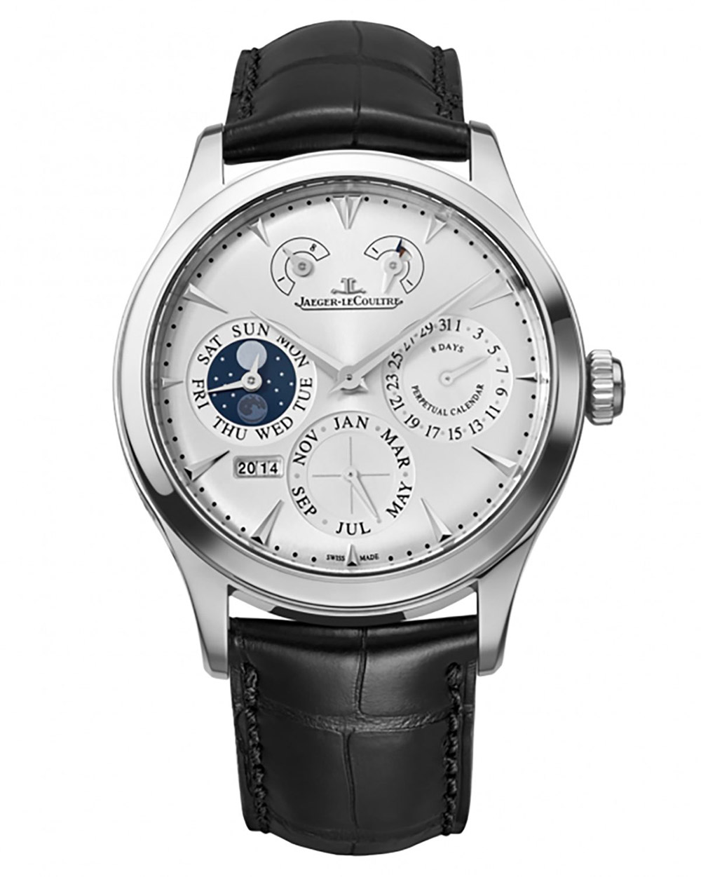 the jaeger lecoultre master eight days perpetual stainless steel watch - 男团BTS成员都爱哪些高级名表？