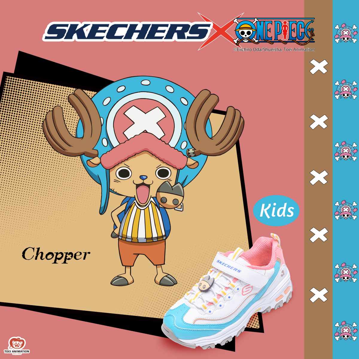 curva trabajo duro encender un fuego Skechers x One Piece Collection Featuring Chopper (Kids Selection) -  KINGSSLEEVE