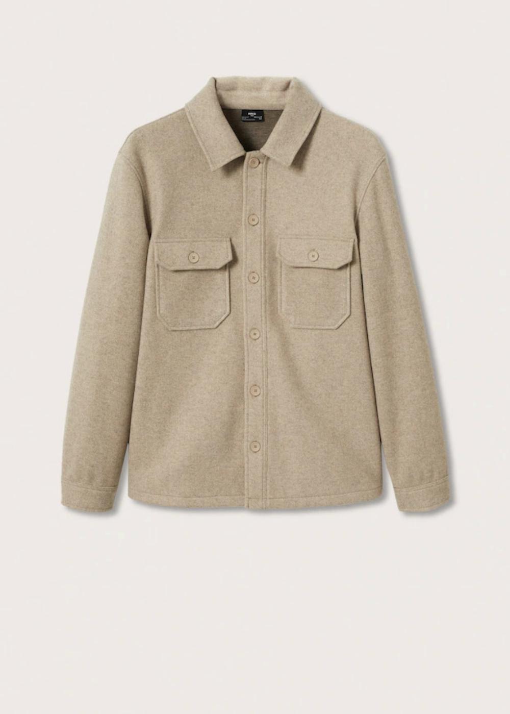 mango pockets textured overshirt 2 - 有型又耐穿！推荐7款实用性极高的夹克