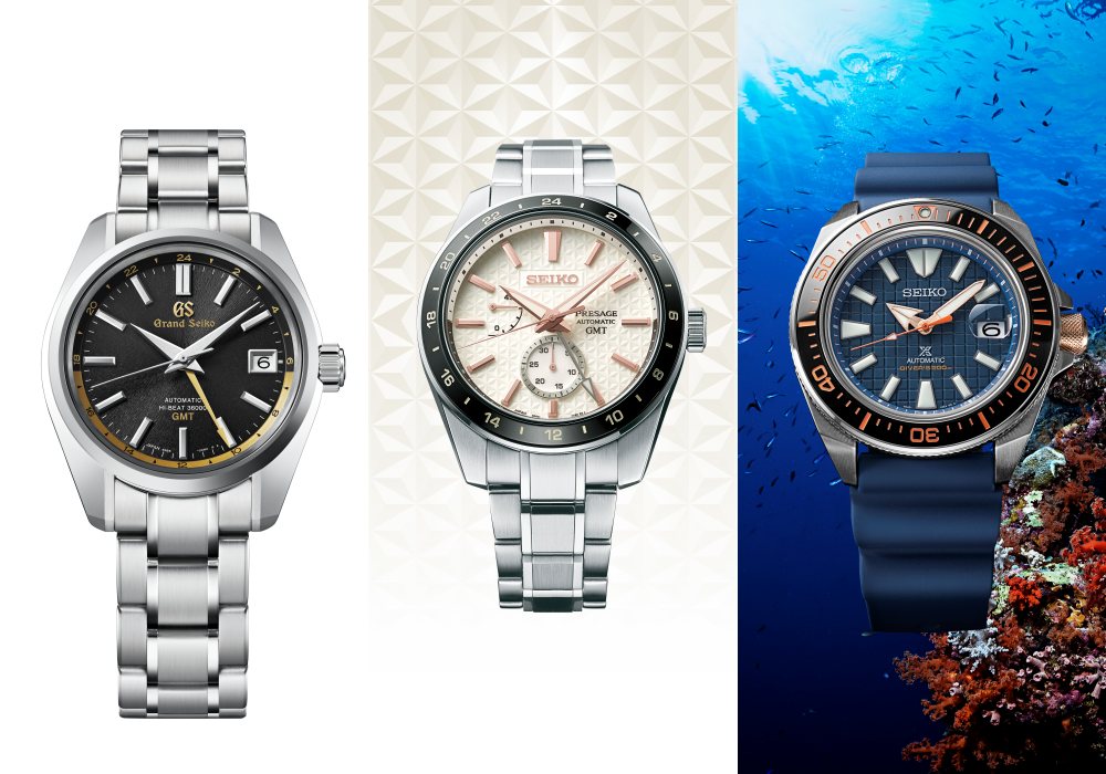 grand seiko three watches cover - Grand Seiko 推出三款腕表：捕捉黄昏天空、拯救海洋以及日本传统简约美学