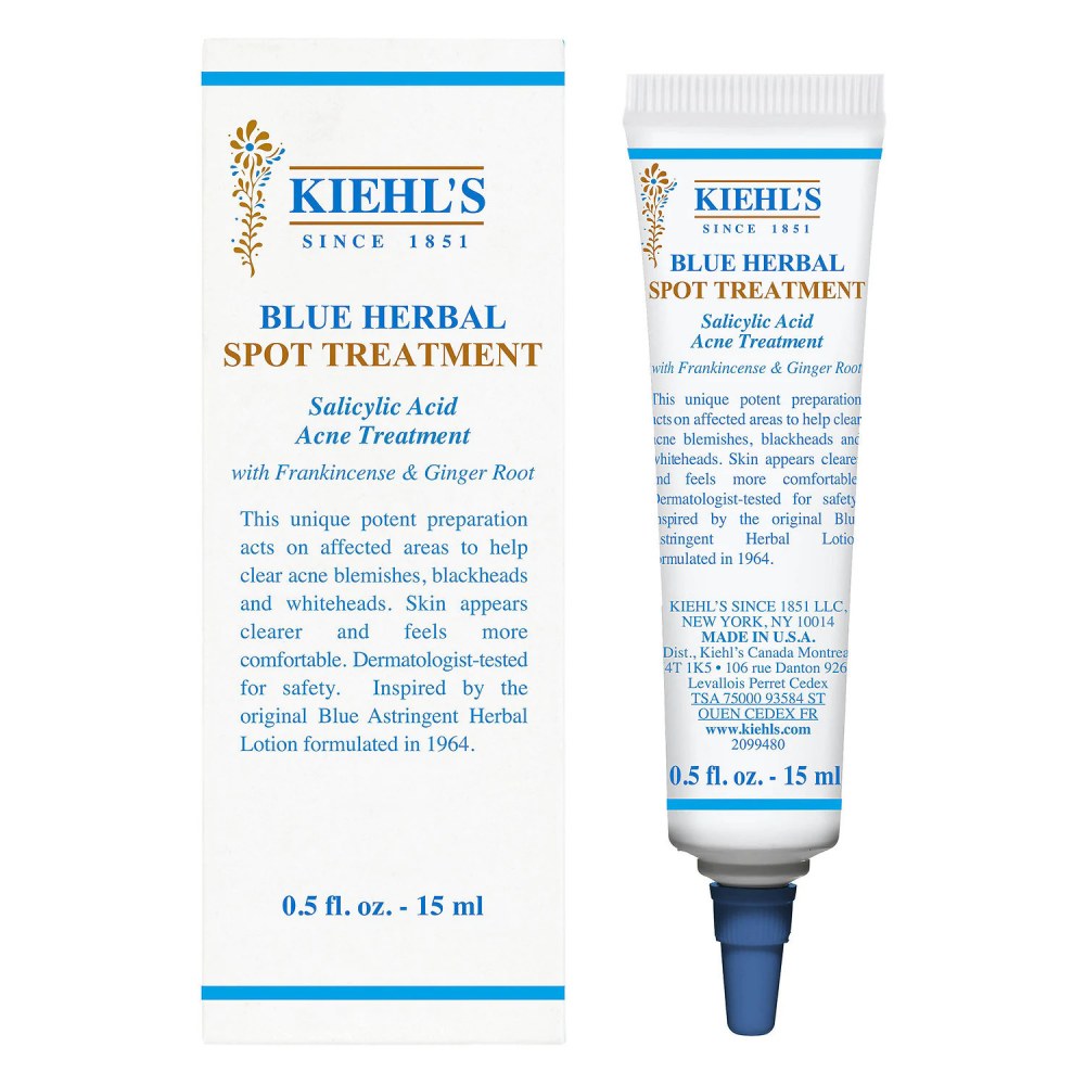 kiehl’s blue herbal spot treatment - 男士如何改善痘痘肌肤？
