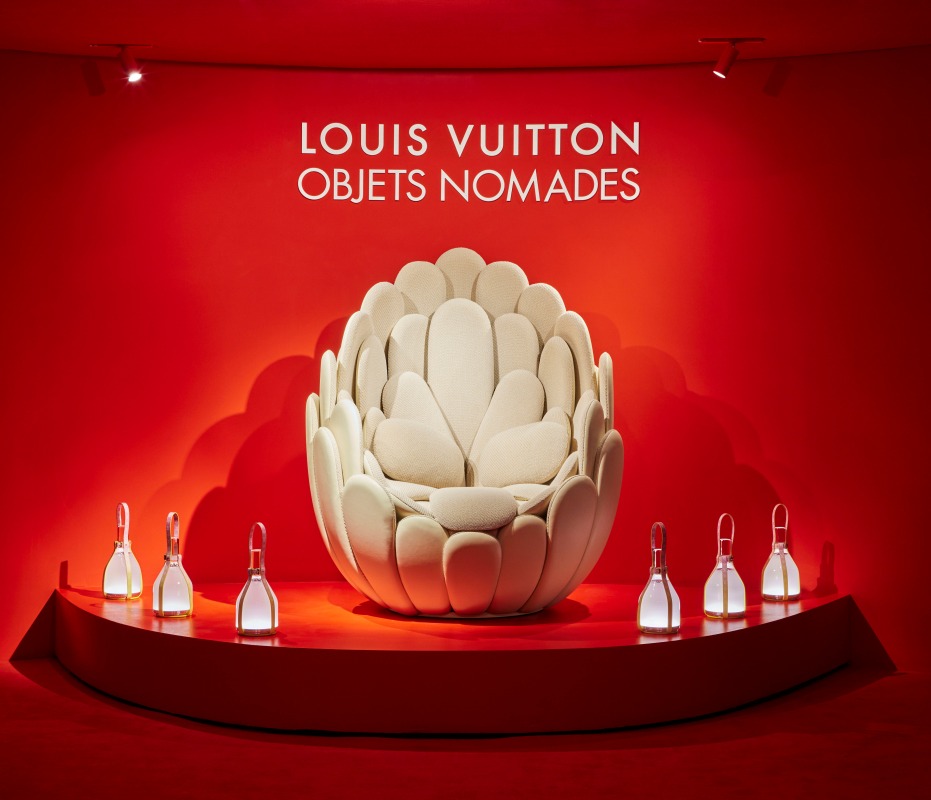 salone del mobile louis vuitton 1 - 第60届 Salone del Mobile 家具展：一览三大时尚品牌 Louis Vuitton, Dior, Loewe 作品