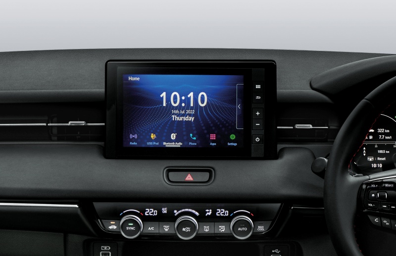 Honda HR V 2022 Malaysia 8 inch Display Audio - 全新 Honda HR-V 动感登场！物有所值的选择