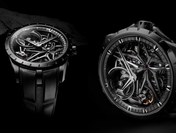 Roger Dubuis Excalibur Monobalancier Black Ceramic EX955 malaysia 740x560 - 黑色旋风席卷！ Roger Dubuis 首次打造黑色陶瓷腕表